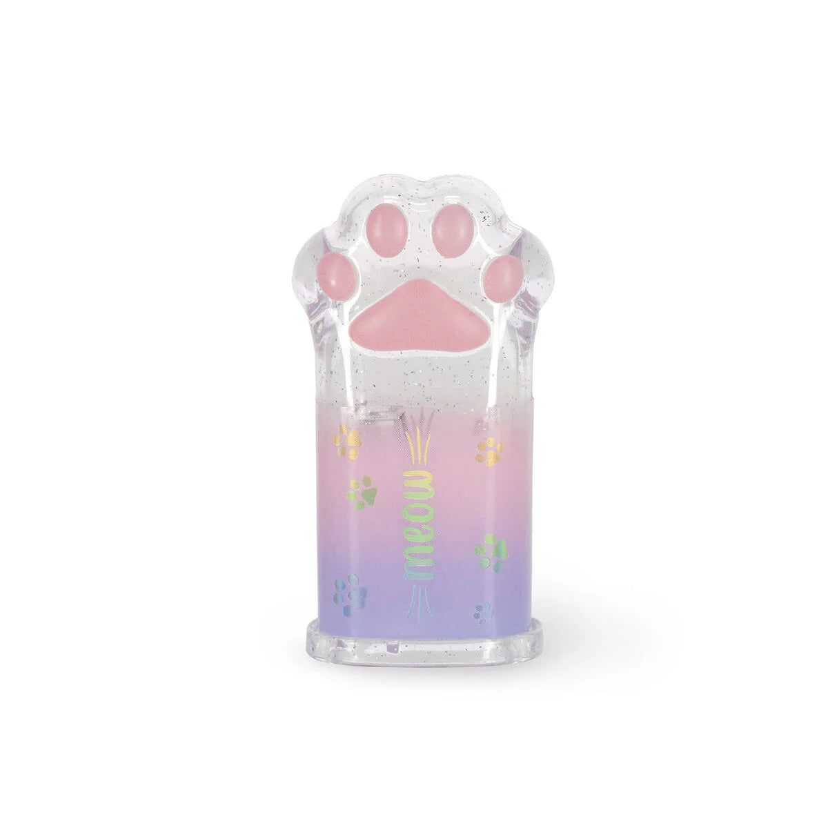 Legami Pencil Sharpener, Meow Transparent