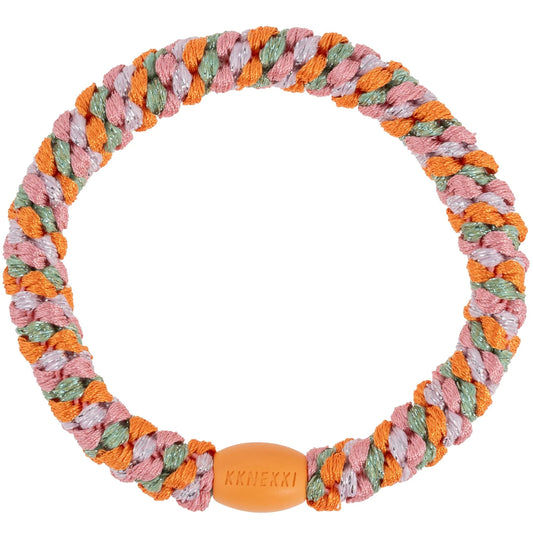 Kknekki Haarband ''Mix Orange Pistazie Glitzer''