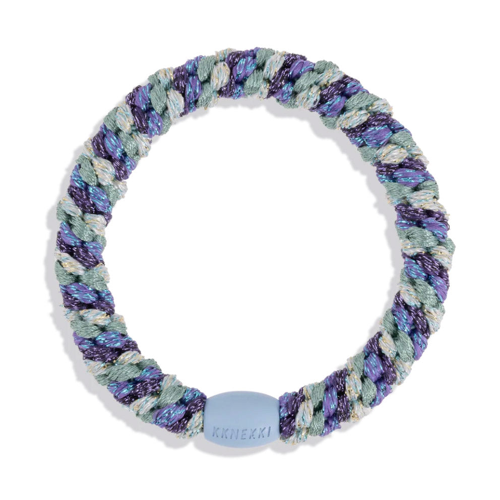 Kknekki Hair Tight ''Purple Faded Green Glitter''