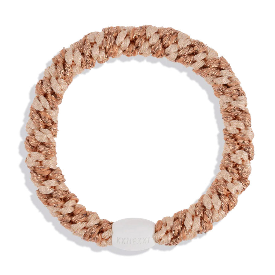 Kknekki Hair Tight ''Rosegold Glitter Powder Stripe''