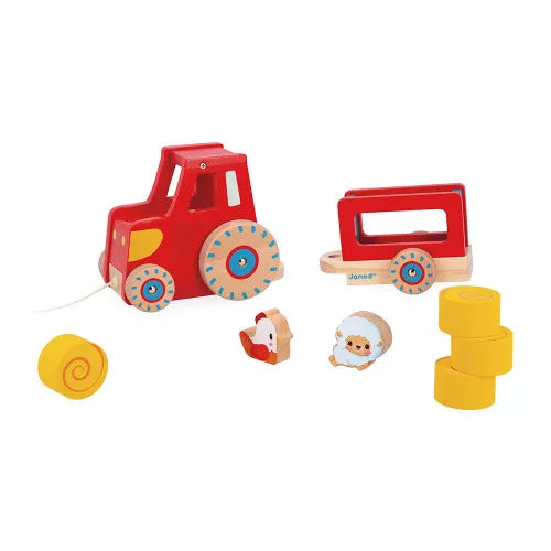 Pull Along Toy, Tractor