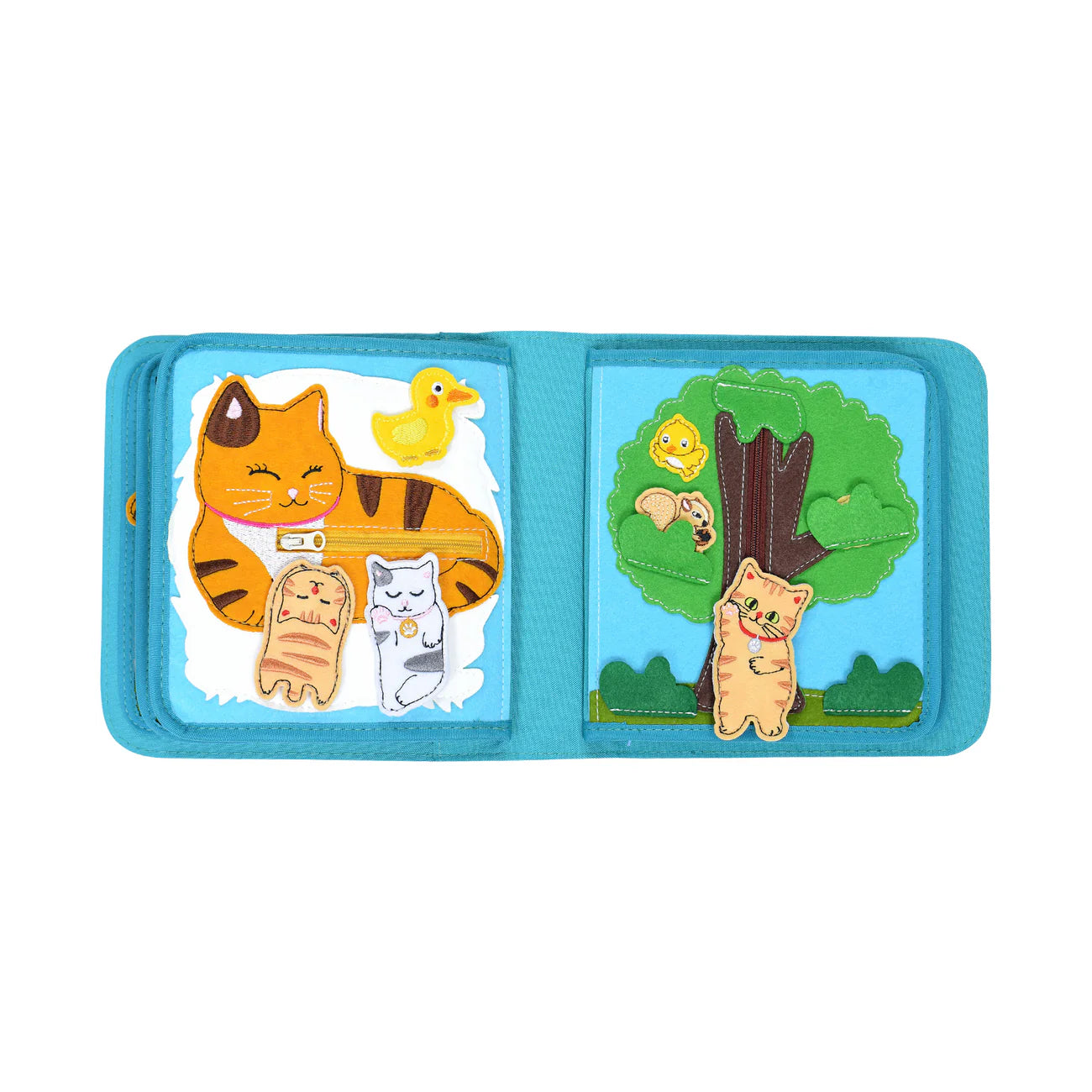 Montessori Buch- & Rucksack-Set, Glückskatze
