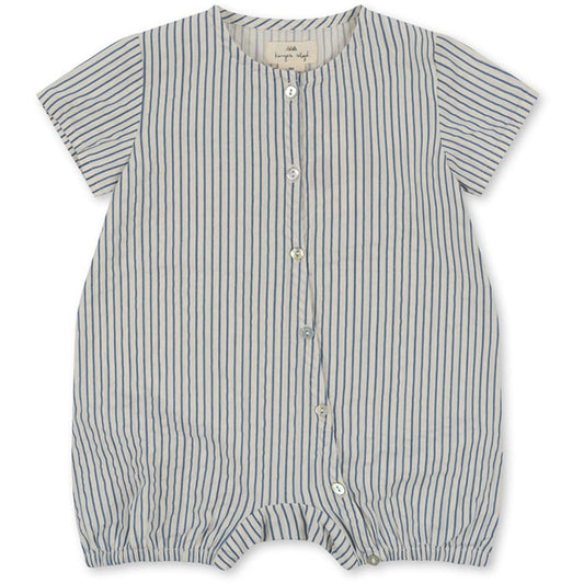 Ace Strampler GOTS „Blue Stripe“
