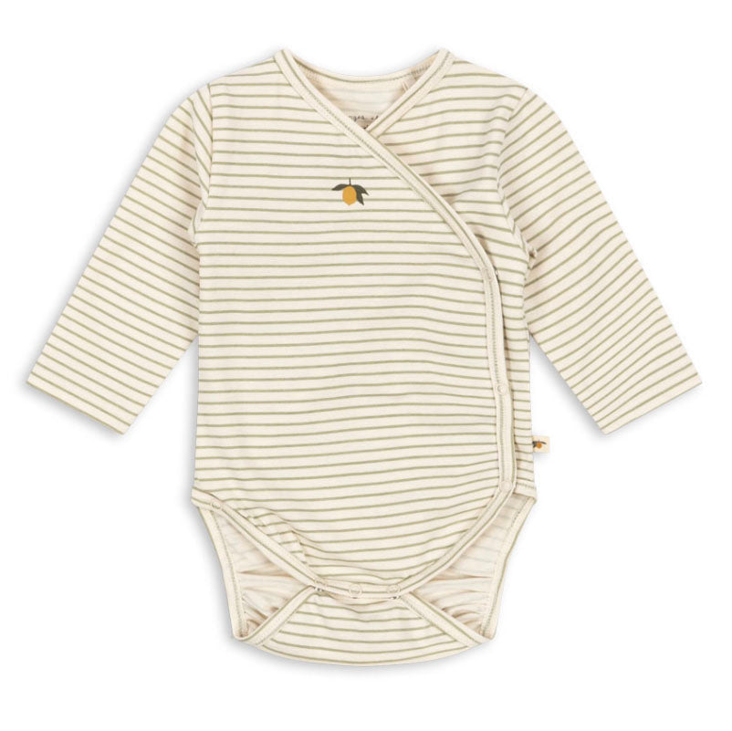 Baby-Body, Langarm Tee-Streifen
