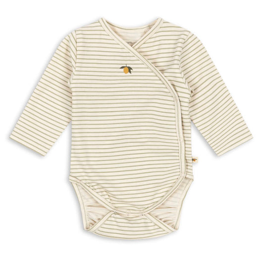 Baby Body, Long Sleeved Tea Stripe