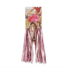 Load image into Gallery viewer, Bicycle Streamers and Beads Set &#39;&#39;Pink Glitter&#39;&#39;
