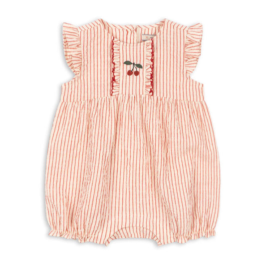 Frill Romper GOTS, Ellie