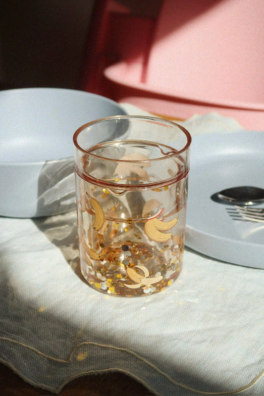 Glitter Cups, 2 Pack, Let's Go Bananas