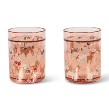 Lade das Bild in den Galerie-Viewer, Glitzerbecher, 2er-Pack, Woof Buchstabe Rose
