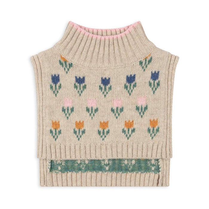 Merino Neckwarmer ''Belou Tulip'' 5-8 years