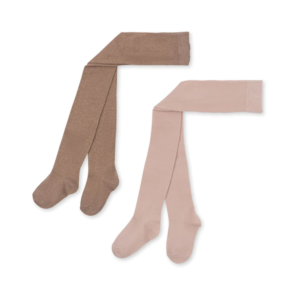 2er-Pack Lurex-Strumpfhosen „Roebuck“