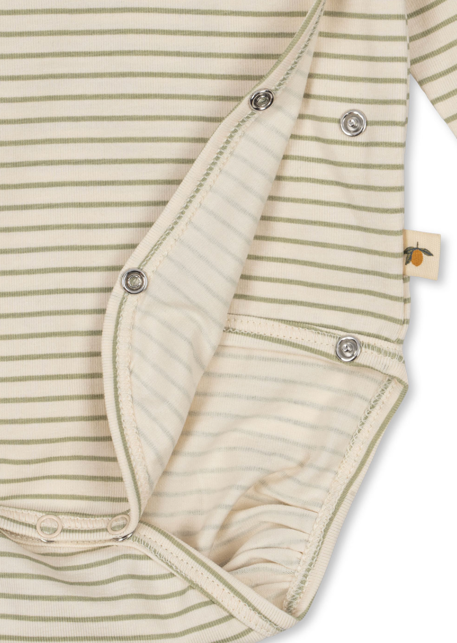 Baby-Body, Langarm Tee-Streifen