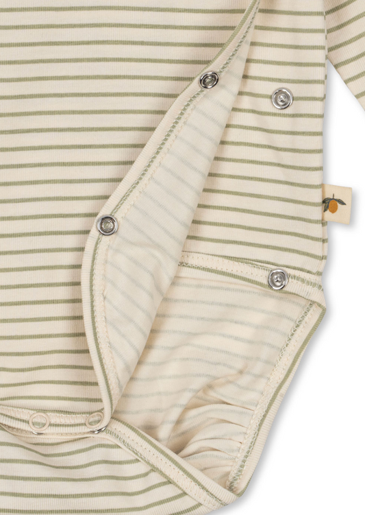 Baby Body, Long Sleeved Tea Stripe