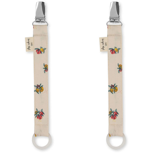 Schnullerband „Peonia“, 2er-Pack