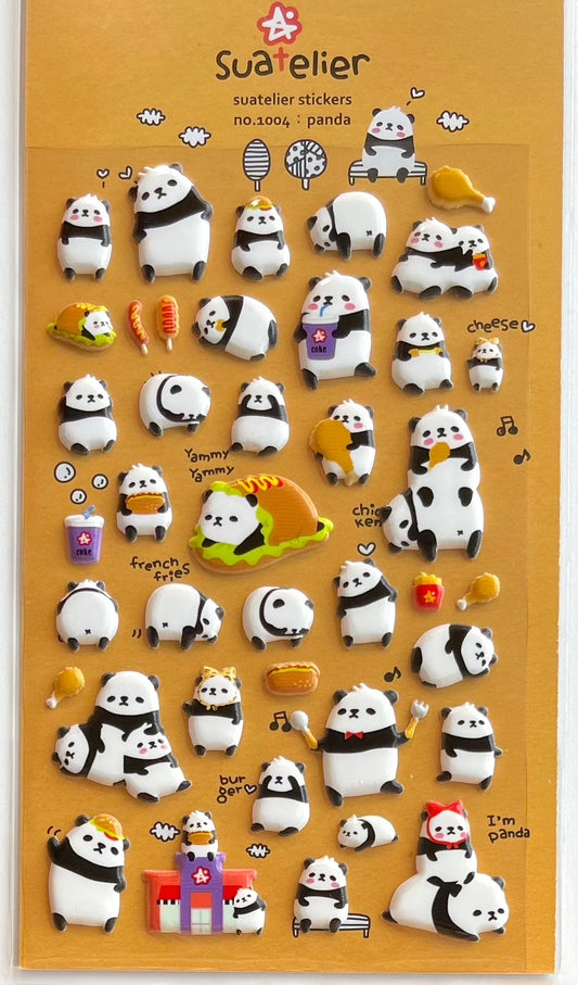 Puffy Sticker, Panda