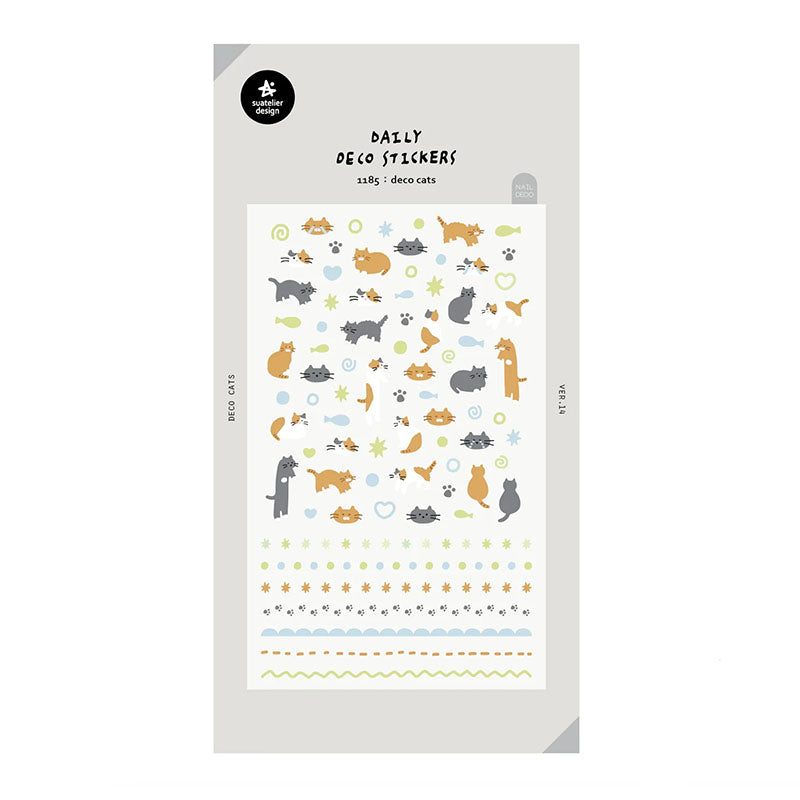 Tägliche Deco-Aufkleber, Katzen
