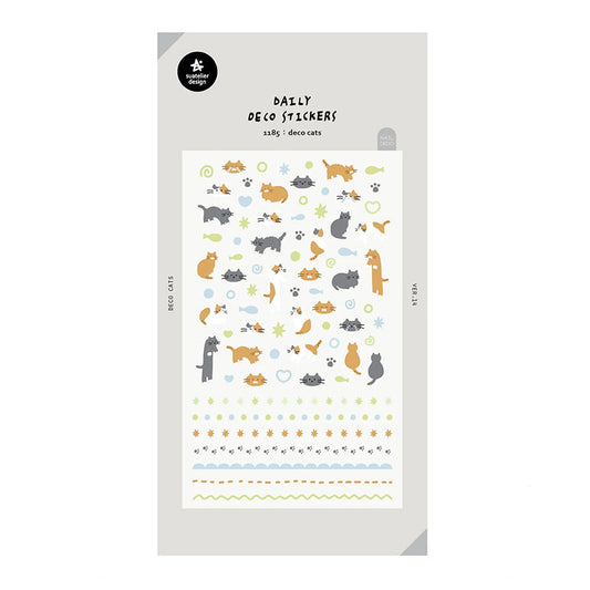 Tägliche Deco-Aufkleber, Katzen