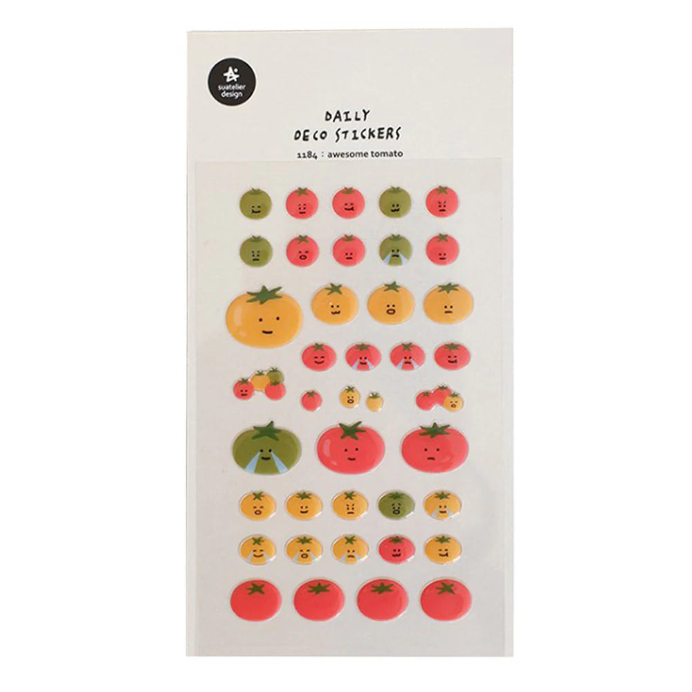 Kawaii Stickers, Awesome Tomato