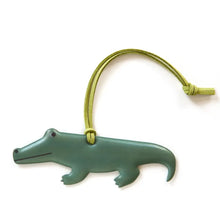 Load image into Gallery viewer, Reflective Bag Charm &#39;&#39;Crocodile&#39;&#39;

