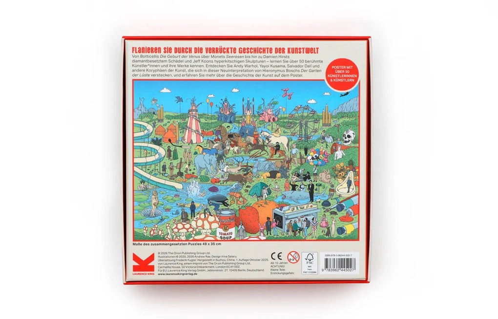 Die Geschichte berühmter Kunst Puzzle, 500 Pieces