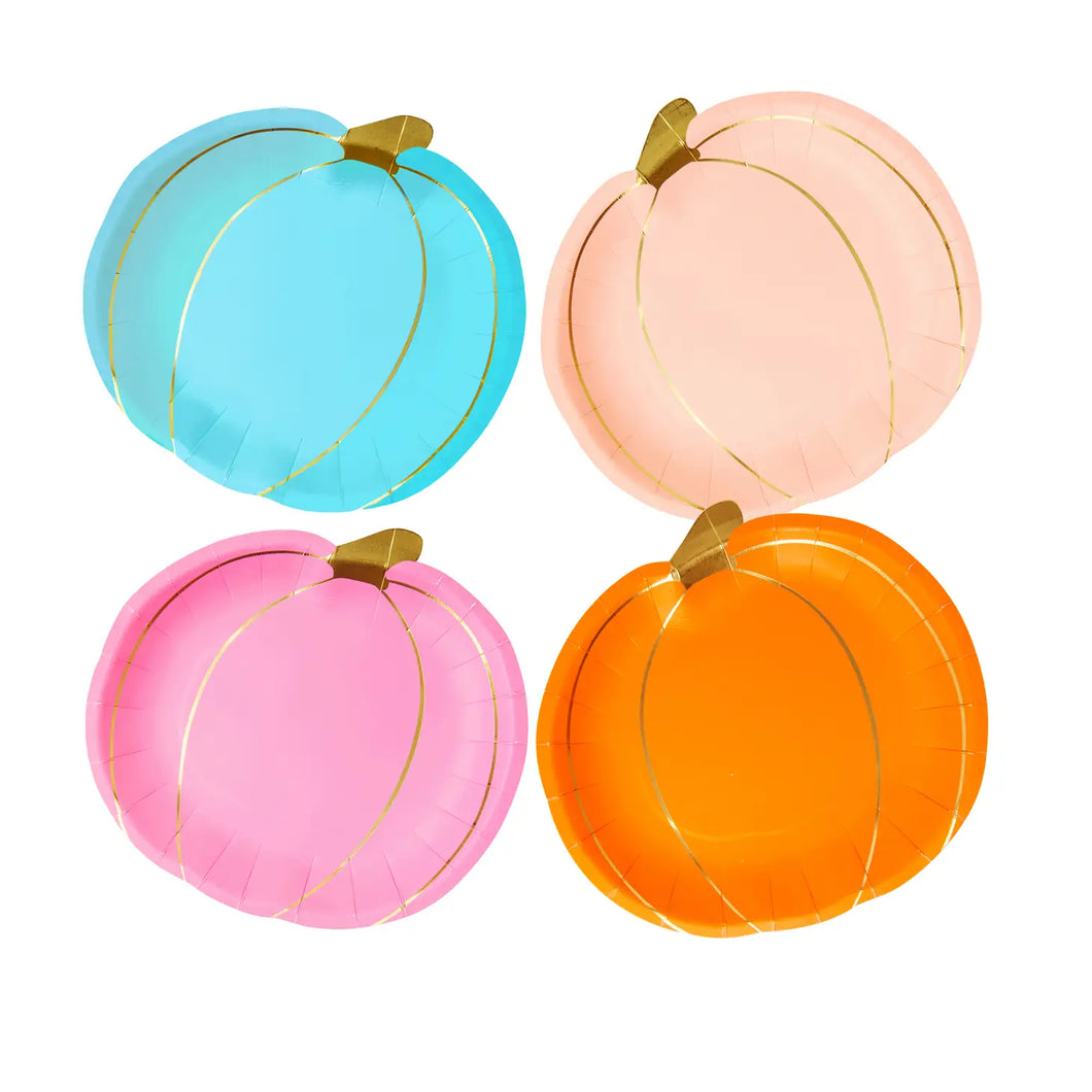 Paper Plates ''Pumpkins''