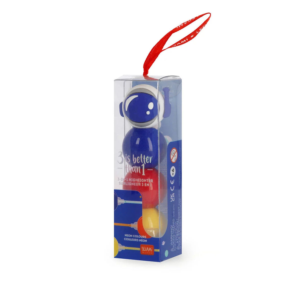 3-in-1 Textmarker, Space