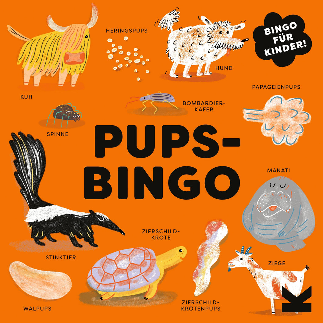 „Pups-Bingo“-Spiel, deutsche Sprache