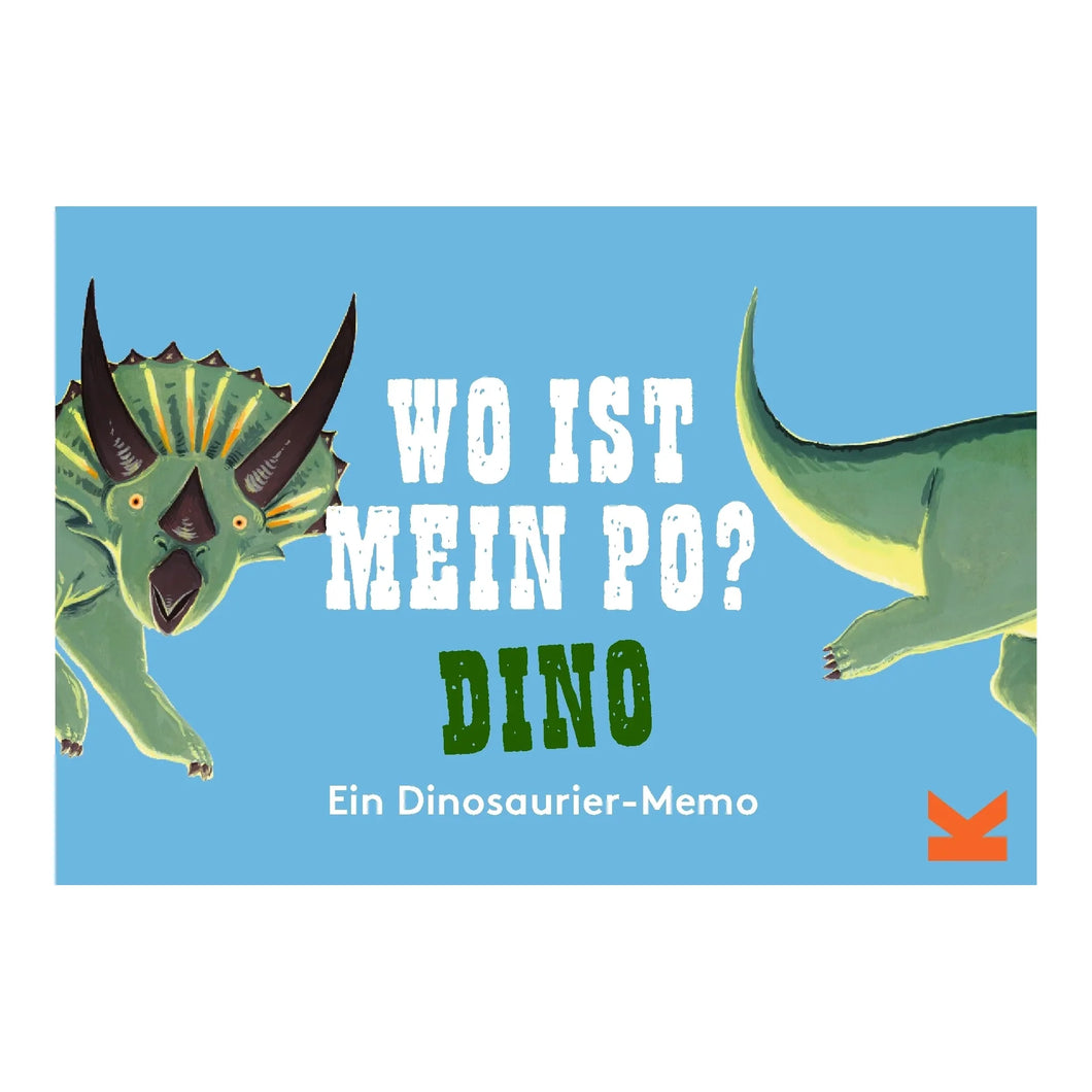 „Wo ist mein Po? „Dino“-Spiel, deutsche Sprache
