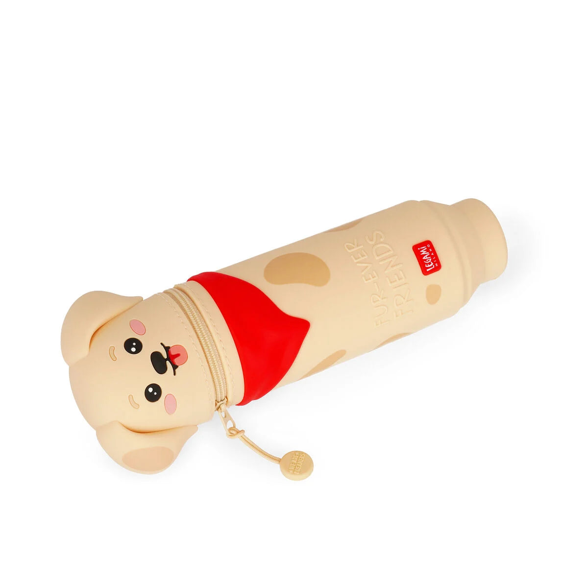 Legami, 2-in-1 Soft Pencil Case, Golden Dog, Limited Edition