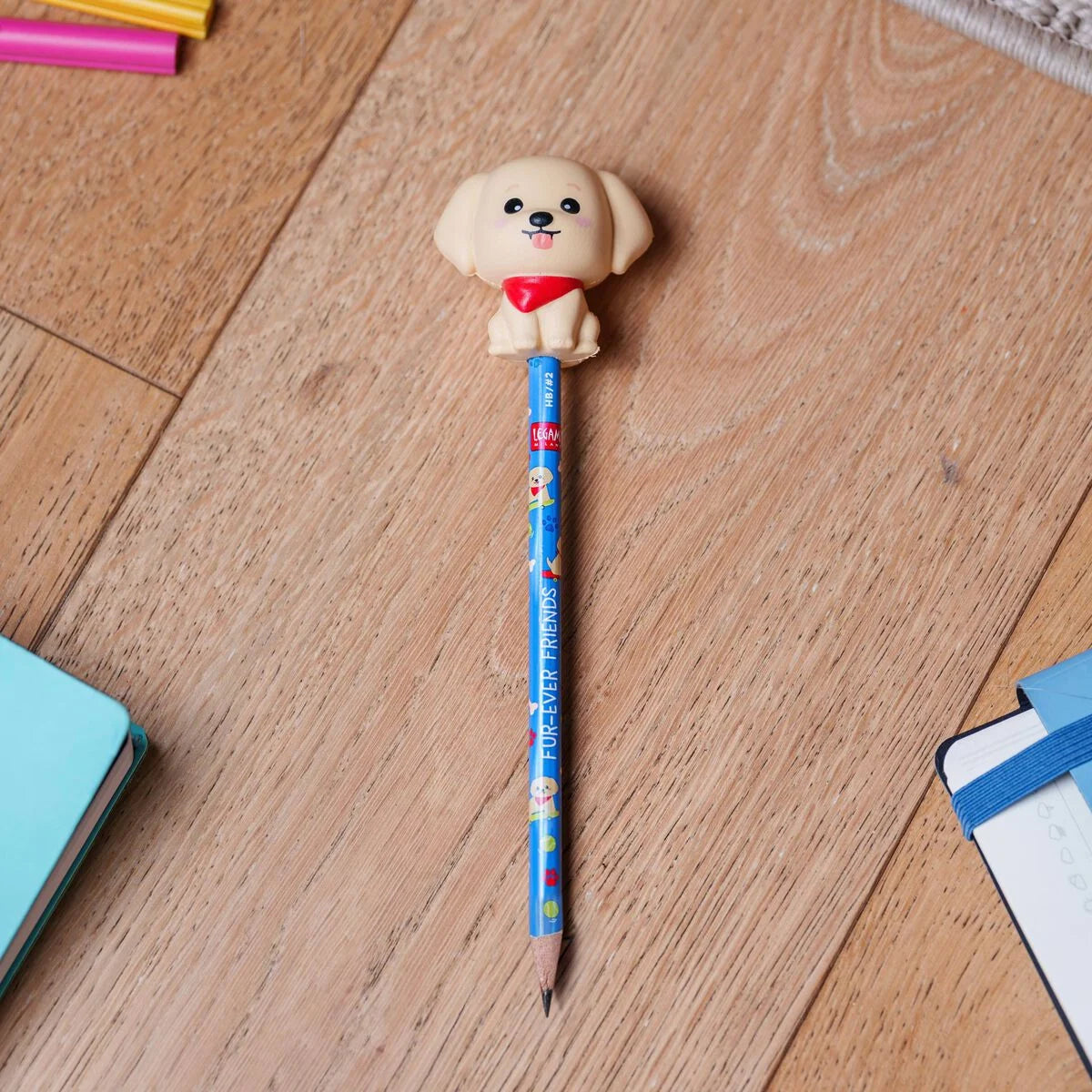 Legami Pencil with Squishy Dog