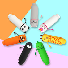 Load image into Gallery viewer, 2-in-1 Soft Silicone Pencil Case, Panda
