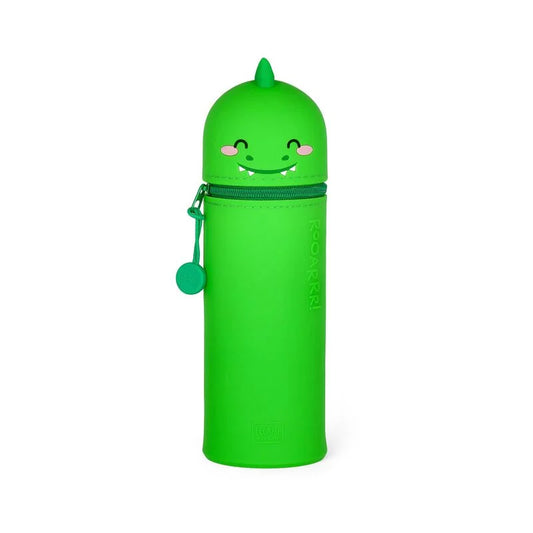 2-in-1 Soft Silicone Legami Pencil Case, Dino