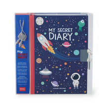 Load image into Gallery viewer, Secret Diary with Padlock, Space
