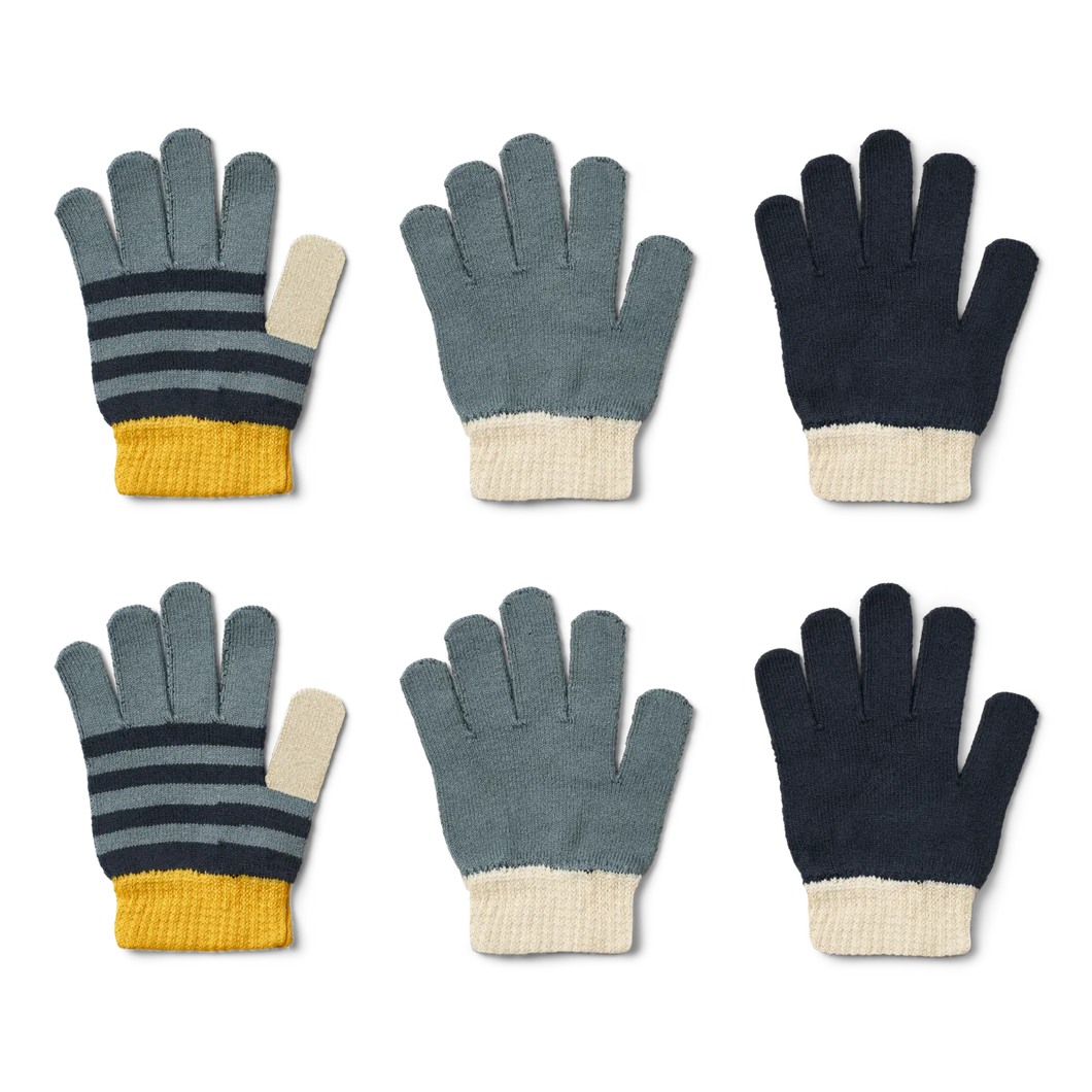liewood handschuhe Gamma Handschuhe, 3er-Set ''Lemon Multi Mix'' – folk berlin