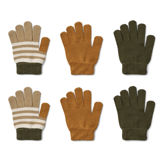 Gamma Handschuhe, 3er-Set ''Golden Caramel Multi Mix''