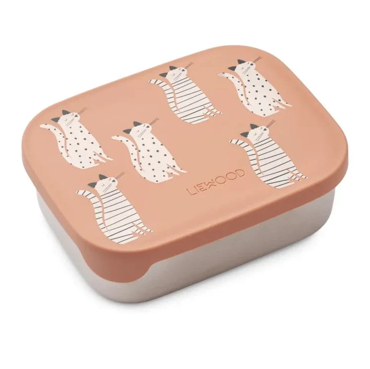 Mittagessenbox 'Katze, Toskana Rose'