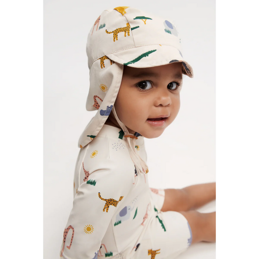 Liewood Sun Hat ''Cecilia Safari Sandy Mix'' GOTS