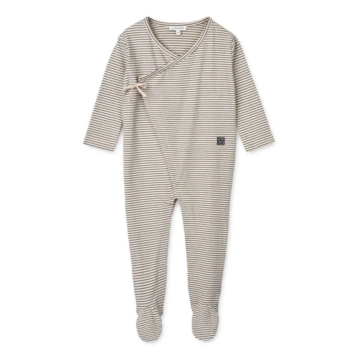 Bolde Baby-Streifen-Overall „Classic Navy Stripe“
