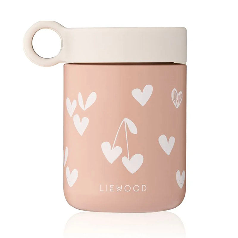 Kiani Insulated Food Jar, Mini Cherry Heart