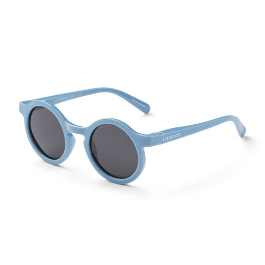 Baby & Kids Sunglasses, Round Beach Blue