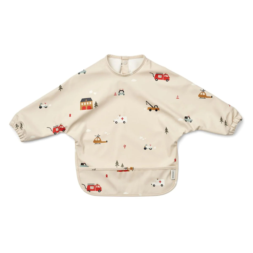 Merle Cape Bib ''Emergency Vehicles''