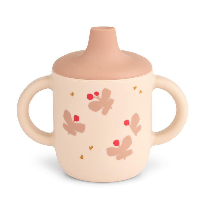 Liewood Neil Sippy Cup, Butterflies / Apple Blossom