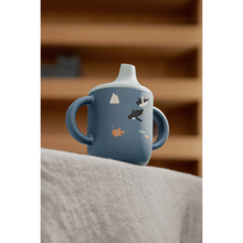 Load image into Gallery viewer, Liewood Neil Sippy Cup &#39;&#39;Arctic Sea / Ocean View&#39;&#39;
