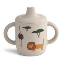 Load image into Gallery viewer, Liewood Neil Sippy Cup &#39;&#39;Safari / Sandy Mix&#39;&#39;
