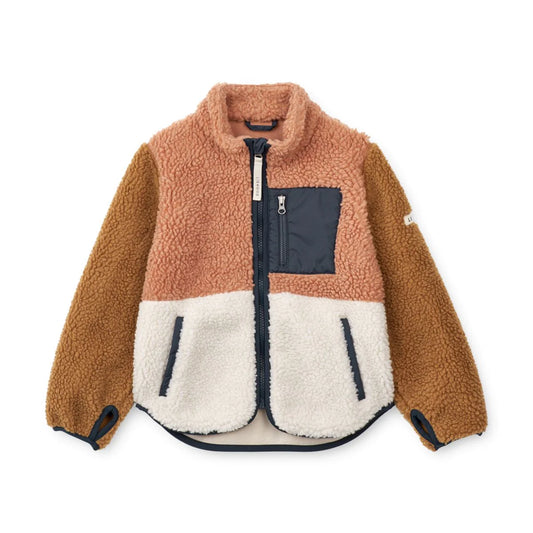Nolan Pile Jacke „Tuscany Rose / Multi Mix“, 4 Jahre