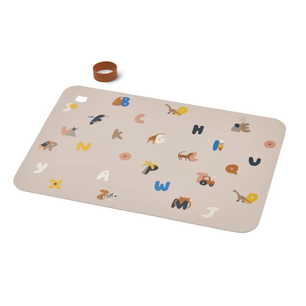 Placemat ''Alphabet / Sandy''