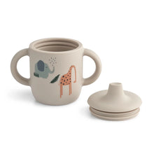 Load image into Gallery viewer, Liewood Neil Sippy Cup &#39;&#39;Safari / Sandy Mix&#39;&#39;
