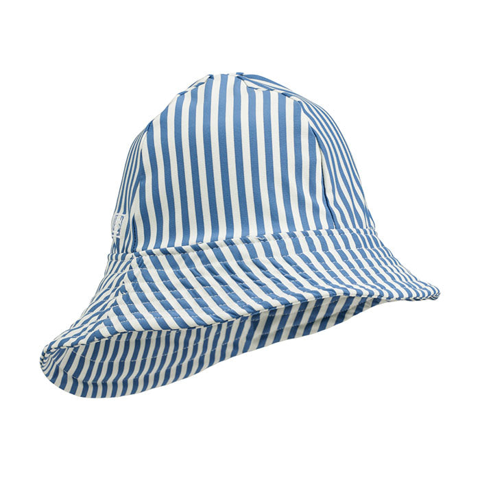 Wide Brim Sun Hat ''Riverside Stripe''