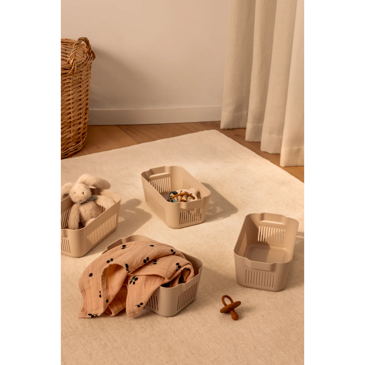 Makeeva Korb 4er Pack, Mini