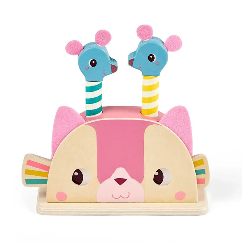 Pop Up Wooden Toy, Jeanne the Cat